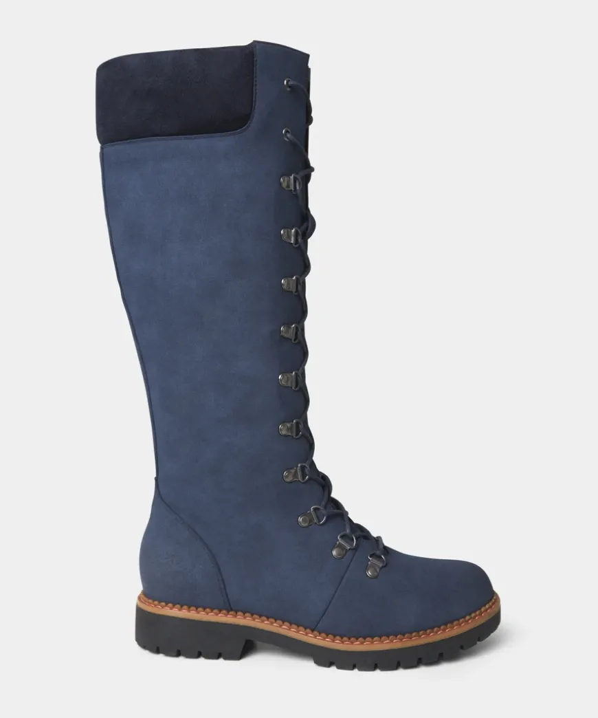 A Nip In The Wind Lace Up Boots