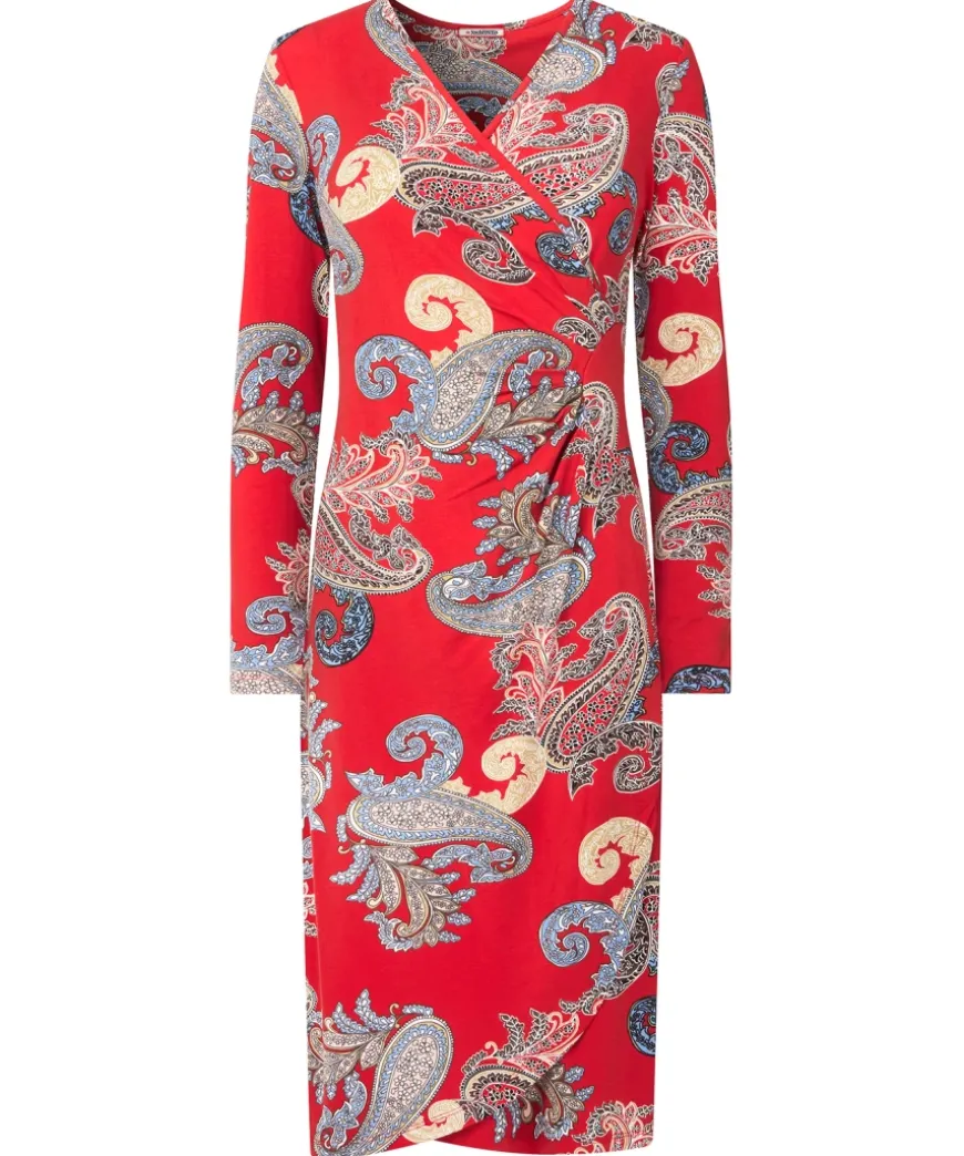 Alicia Wrap Jersey Dress