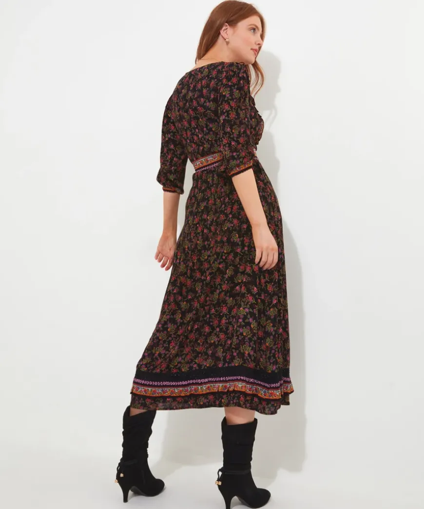Autumn Walks Printed Dress