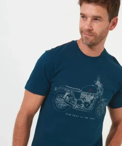 Blue Print Of The Road Tee