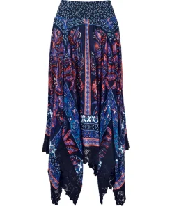 Boho Babe Hanky Hem Skirt