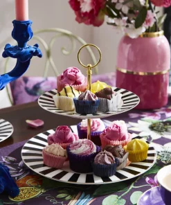 Bombay Duck Sophisticated Stripe Cake Stand