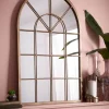 Brilliant Bronze Arch Mirror
