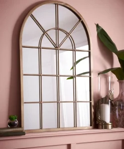 Brilliant Bronze Arch Mirror