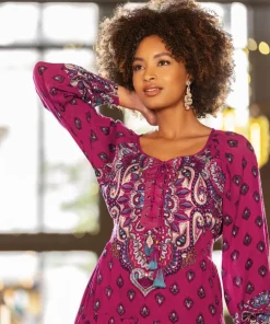 Brilliantly Boho Beaded Dress
