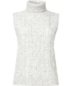 Charming Cable Knit Vest