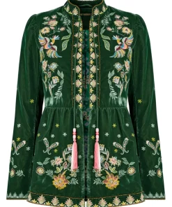 Charming Embroidered Boutique Jacket