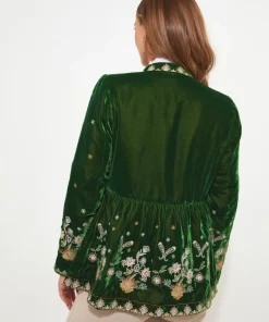 Charming Embroidered Boutique Jacket