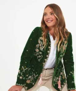 Charming Embroidered Boutique Jacket