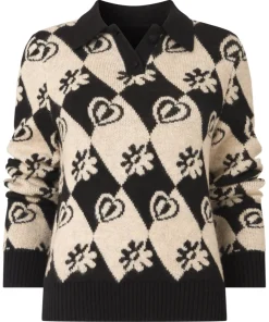 Check Mate Collared Jumper