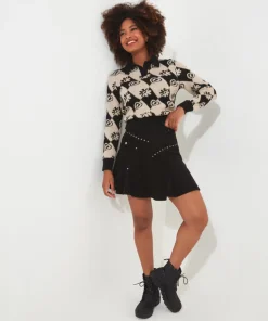 Check Mate Collared Jumper