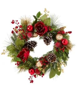 Christmas Magnolia Wreath
