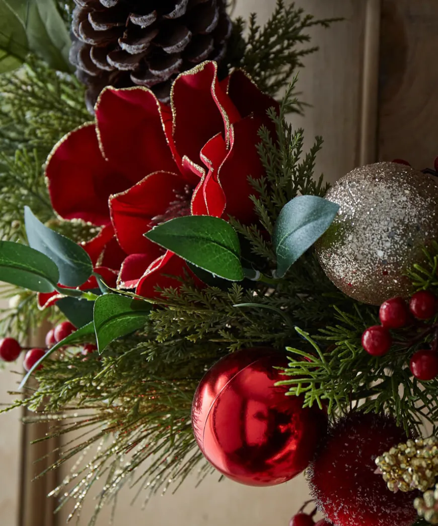 Christmas Magnolia Wreath
