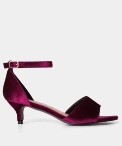 Clara Dainty Velvet Heels