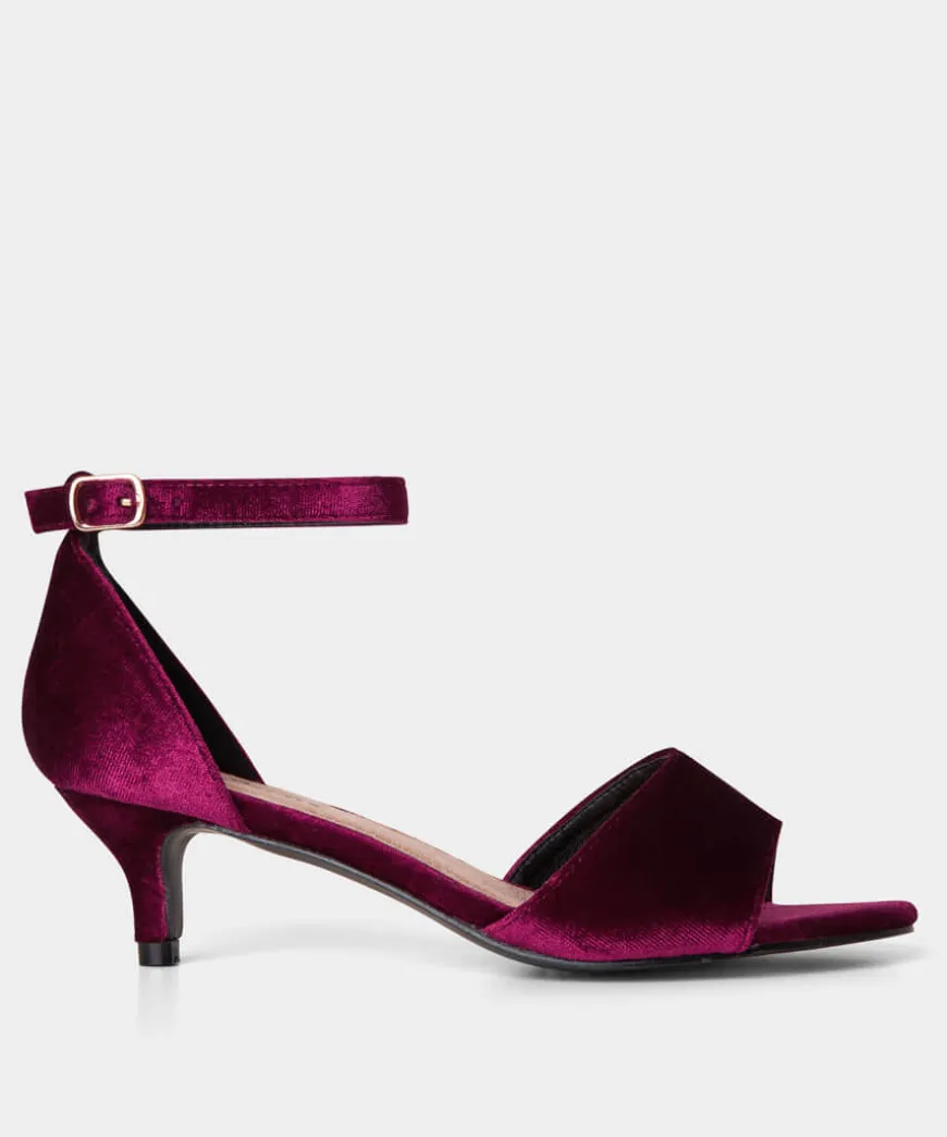 Clara Dainty Velvet Heels