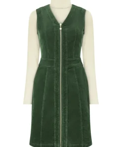 Confident Cord Pinafore Dress