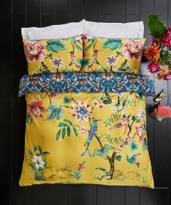 Contemporary Chinoiserie Reversible Bed Set