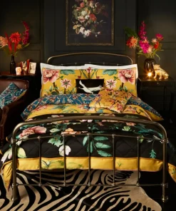 Contemporary Chinoiserie Reversible Bed Set