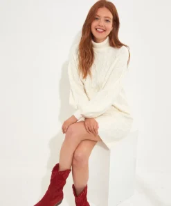 Cosy And Cable Jumper Dress