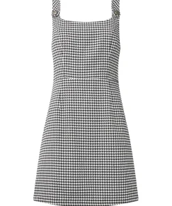 Daring Dogtooth Dress