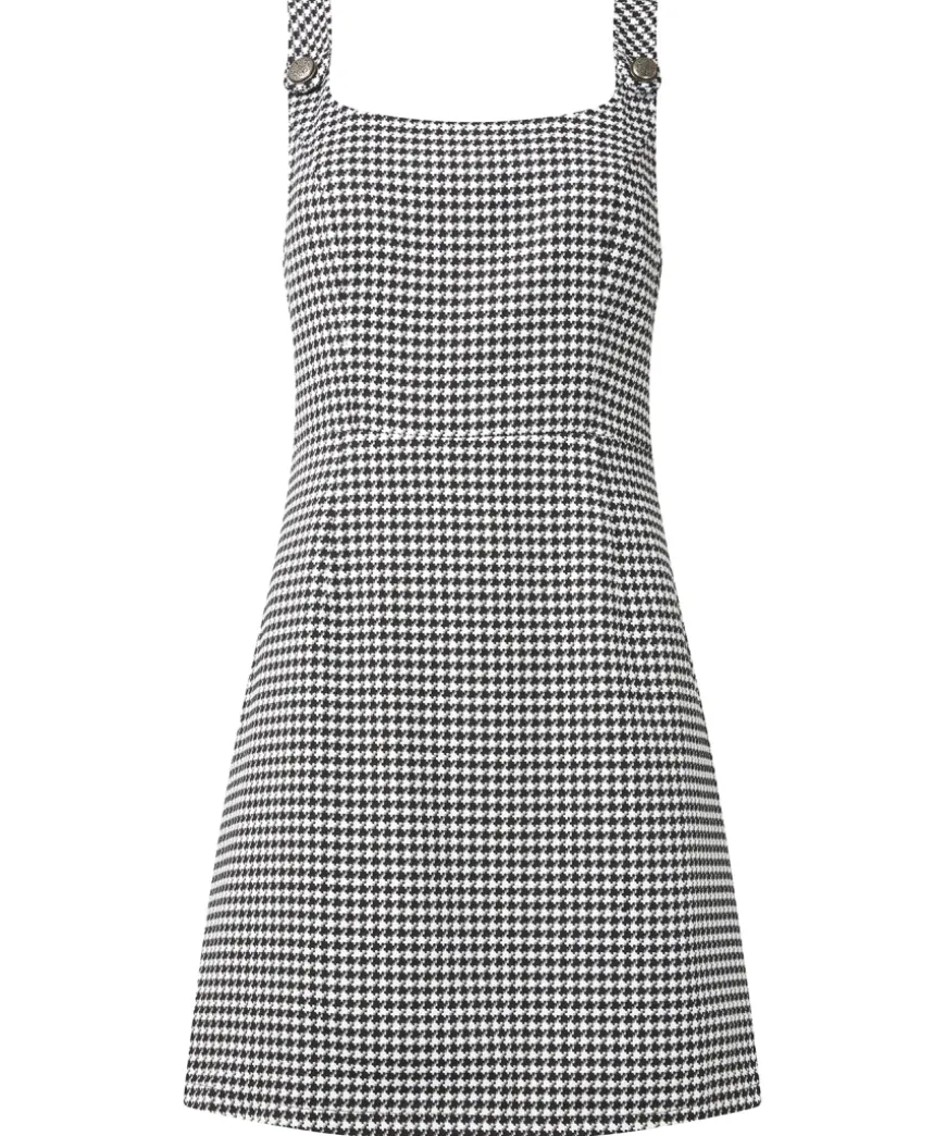Daring Dogtooth Dress