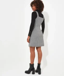 Daring Dogtooth Dress