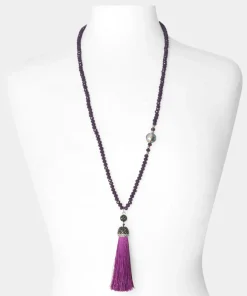 Dazzle Me Tassel Necklace