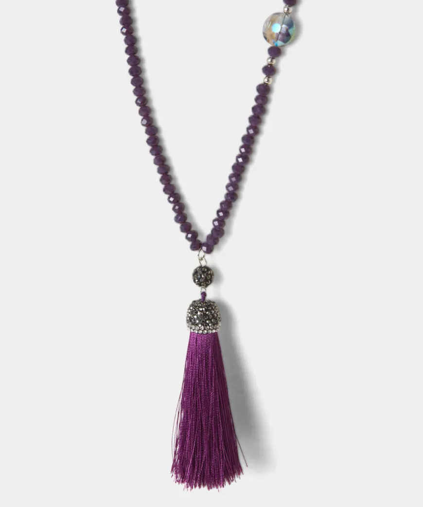 Dazzle Me Tassel Necklace