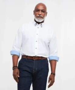 Delightful Double Collar Shirt
