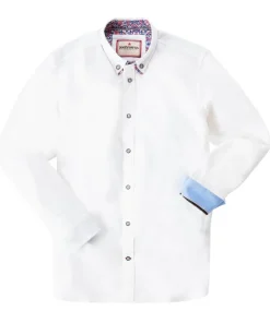 Delightful Double Collar Shirt