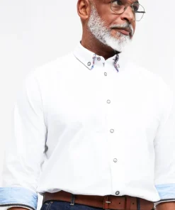 Delightful Double Collar Shirt