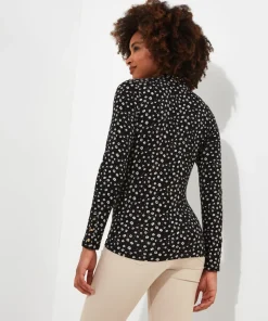 Ditsy Floral Roll Neck