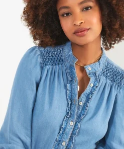 Dixie Denim Blouse