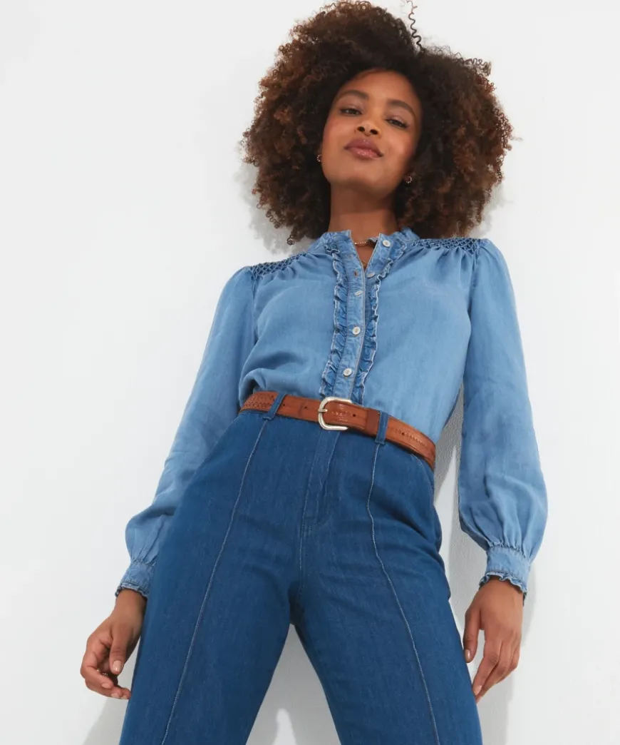 Dixie Denim Blouse
