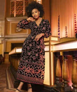 Dramatically Different Devore Dress