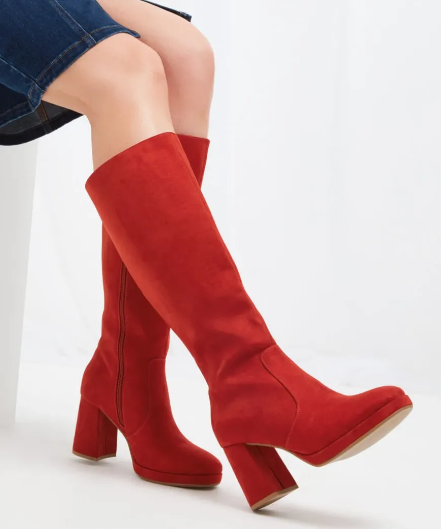 East Riverside Platform Boots
