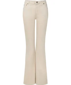 Ecru Bootcut Jeans
