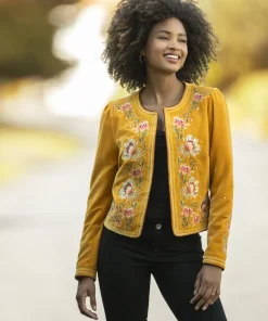 Elegantly Embroidered Boutique Jacket