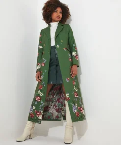 Elegantly Floral Coat