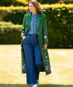 Elegantly Floral Coat