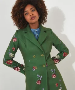 Elegantly Floral Coat