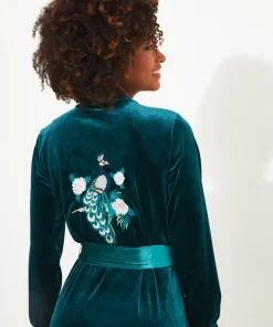 Embroidered Dressing Gown