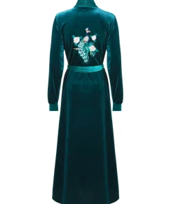 Embroidered Dressing Gown