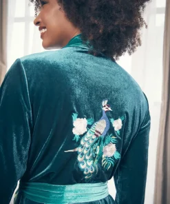 Embroidered Dressing Gown