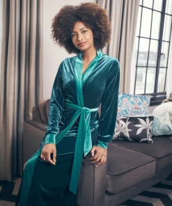 Embroidered Dressing Gown
