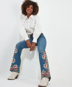 Emma Embroidered Jeans