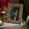 Endless Etched Floral Photo Frame