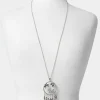 Evening Charms Feather Necklace