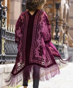 Evening Song Devore Kimono