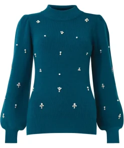 Exquisite Embellished Jumper